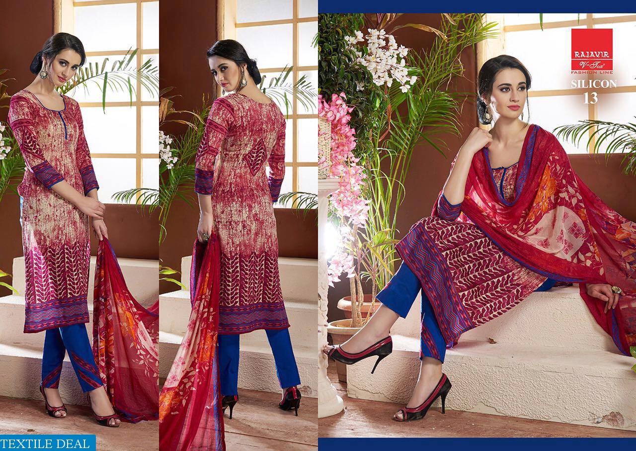 Rajavir Silicon Wholesale Summer collection dress material